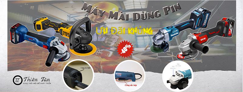 Cửa hàng máy mài chính hãng Thiết Bị Thiên Tân tại Tân Bình