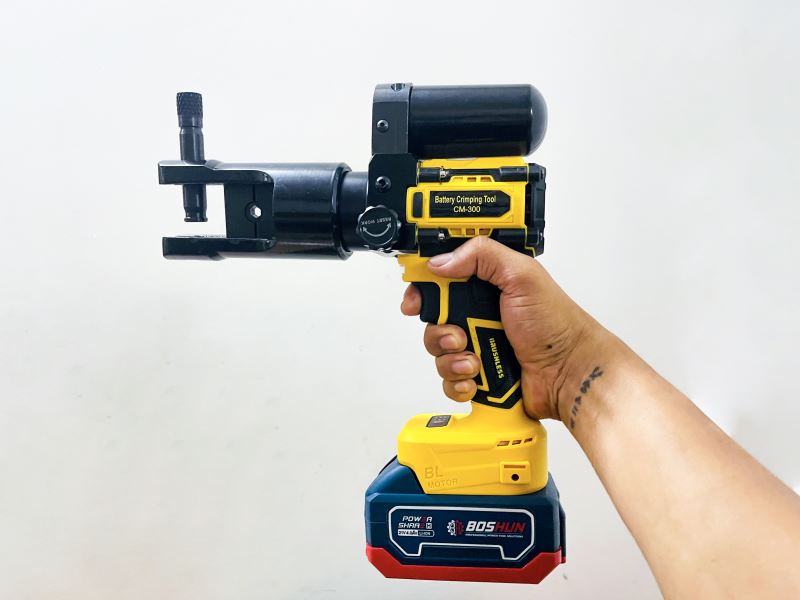 Máy ép cos thủy lực dùng pin mini CHANGYOU CM-300