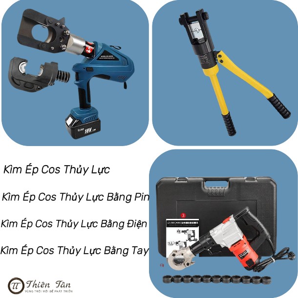 Kìm Ép Cos Thủy Lực - Có Những Loại Kìm Ép Cos Thủy Lực Nào?