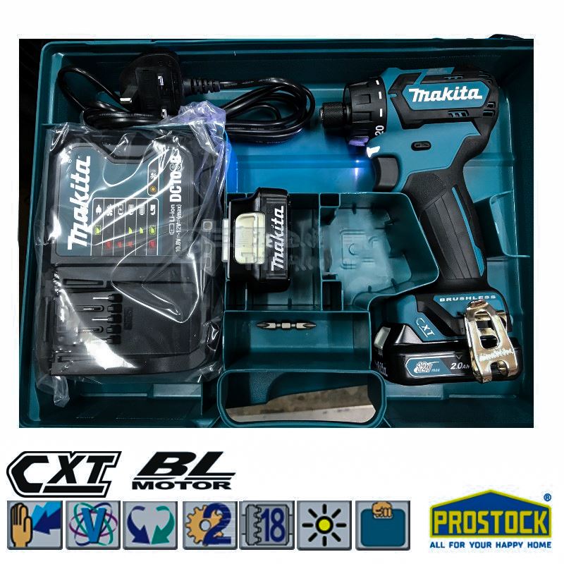 Máy khoan vặn vít Makita DF032DSAE dùng pin 12V