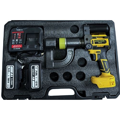 Máy đột lỗ tôn máng cáp thủy lực Changyou CM-32 dùng pin