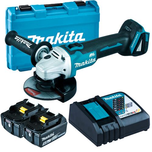 Máy mài góc Makita DGA406RTE dùng pin 100mm 18V