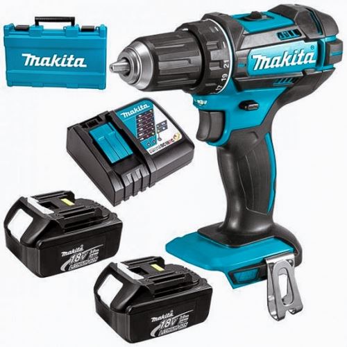 Máy khoan búa Makita DHP482RFE chạy pin 18V