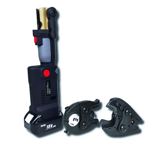 Máy ép cos kiêm cắt cáp thủy lực Changyou LS-300/30C dùng pin