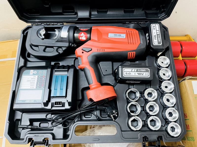 Máy bấm cos thủy lực chạy pin Changyou EBS-400