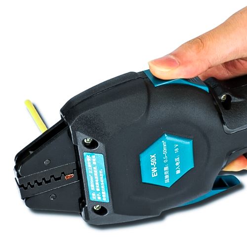 Máy ép đầu cos EW-50X dùng pin phạm vi 0.2-50mm2