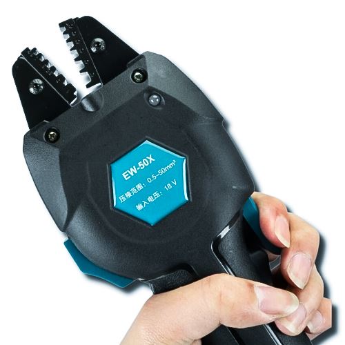 Máy ép đầu cos EW-50X dùng pin phạm vi 0.2-50mm2