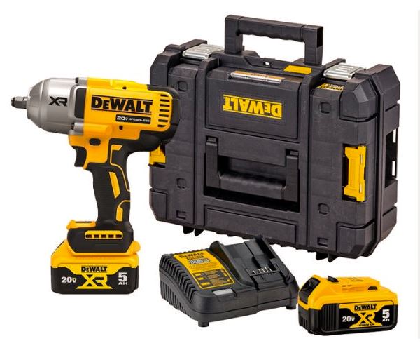 Máy siết bu lông Dewalt DCF900P2 thiết kế mạnh mẽ, đi kèm hộp và pin