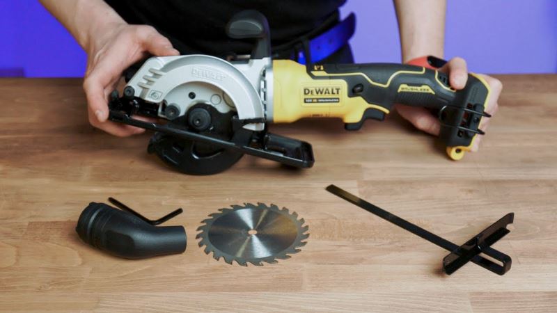 Máy cưa đĩa Dewalt DCS571M2 pin 115mm 18V
