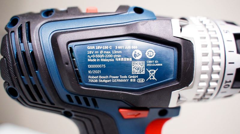 Máy khoan Bosch GSR 18V-150 C  dùng pin 18V(SOLO)