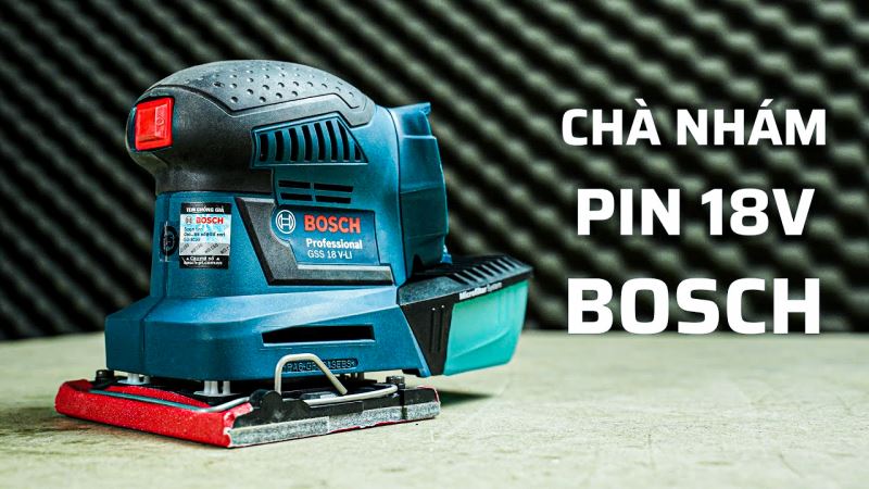 Máy chà nhám rung Bosch GSS 18V-LI dùng pin (Solo)