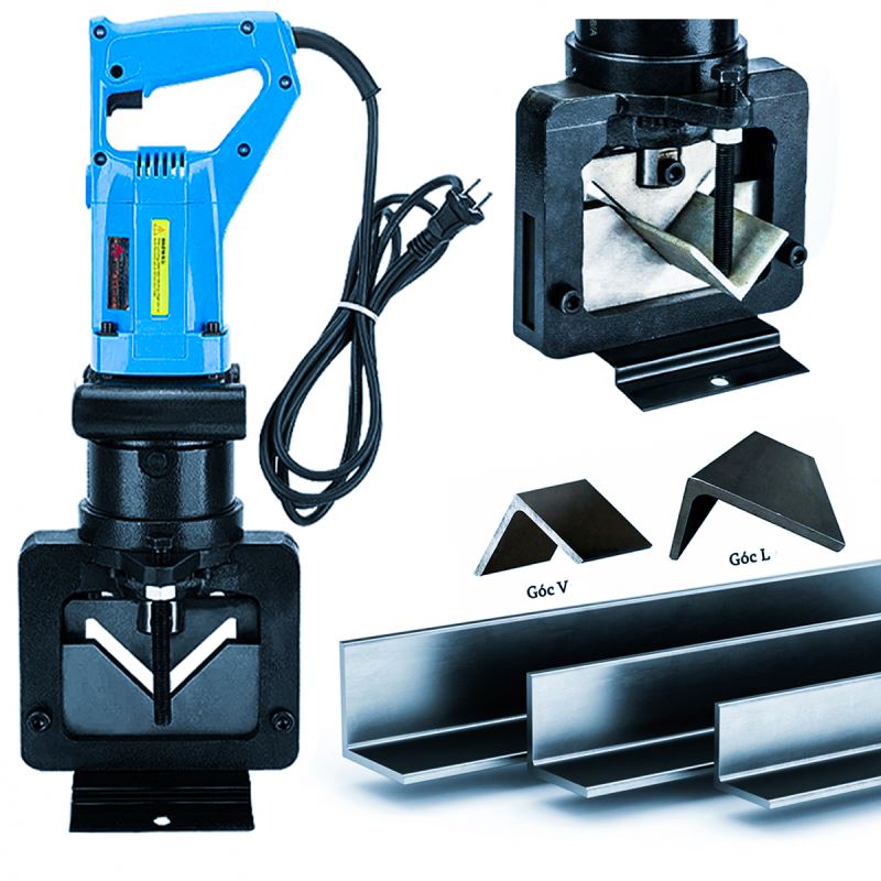 Máy cắt sắt V thủy lực shinka JP-60 dùng điện
