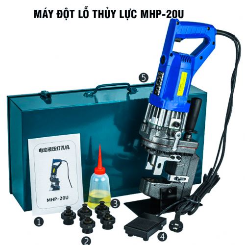 Máy đột lỗ cầm tay dùng điện shinka MHP-20 - U