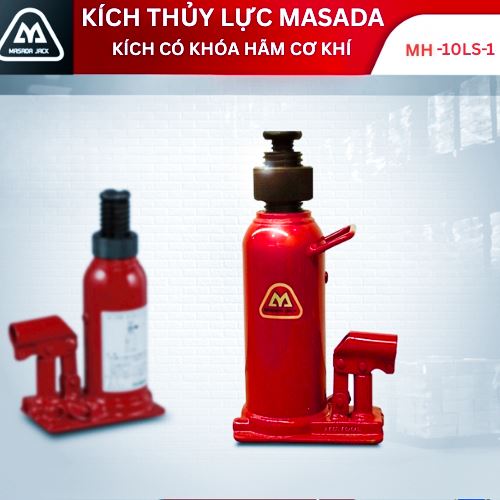 Kích thủy lực Masada 10 tấn MH-10LS-1 có khóa hãm