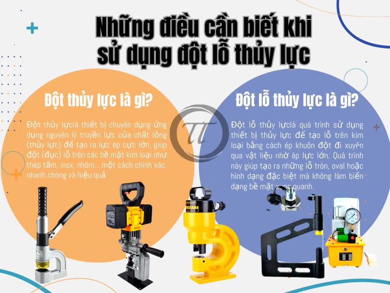 Những điều cần biết khi sử dụng đột lỗ thủy lực